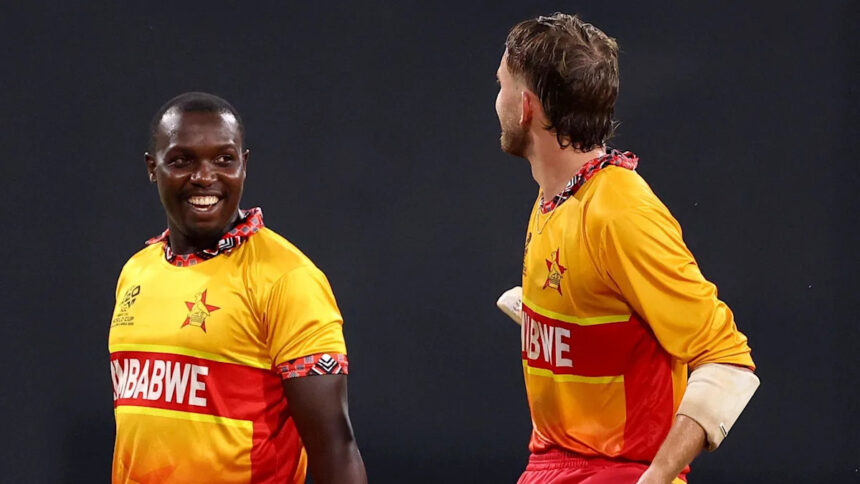 Zimbabwe stun Sri Lanka to finish top of Group B