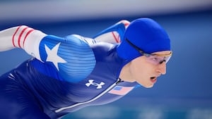 Team USA star speedskater Jordan Stolz earns third medal of Games in 1,500-meter win