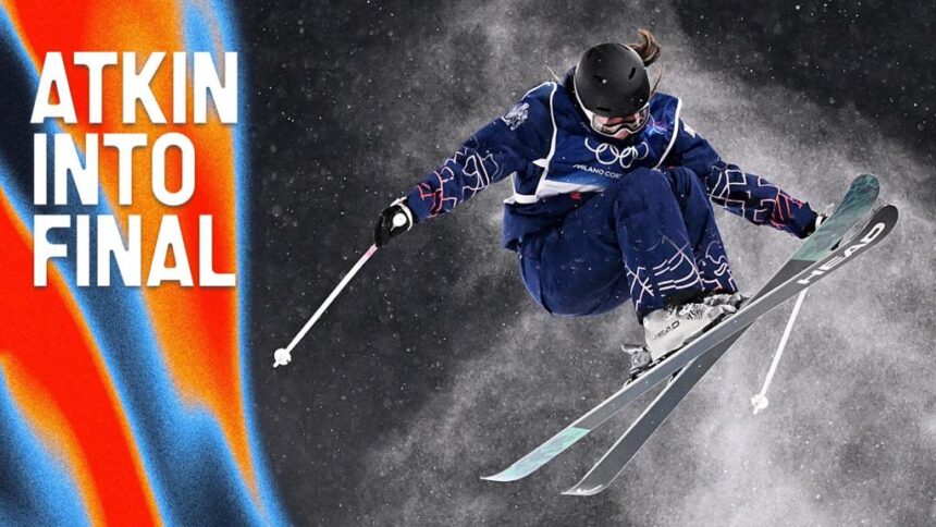 GB medal hope Atkin qualifies top for freeski halfpipe final
