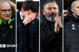 Old Firm 'buckle under pressure' as incredible title race twists again