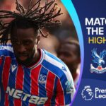 Guessand gives Palace much-needed win against 10-man Wolves