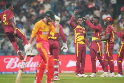 T20 World Cup: West Indies add to India's woes with thumping win over Zimbabwe