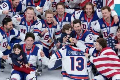Team USA Celebrates Olympic Gold With Gaudreau Brothers’ Kids