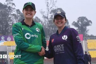 Scotland and Ireland play England at Women's T20 World Cup