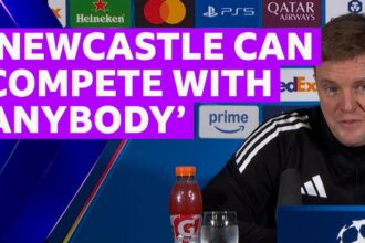 Newcastle can 'compete against anybody' in Champions League last-16
