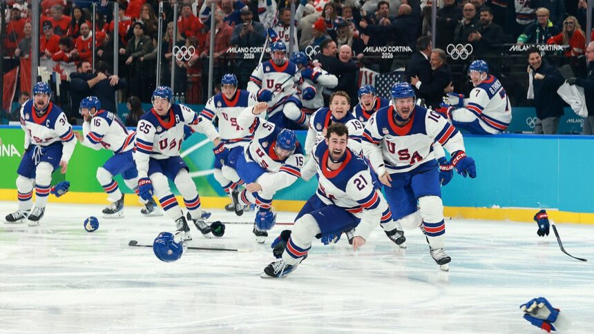 US men’s hockey stars reflect on American pride after bringing home Olympic gold