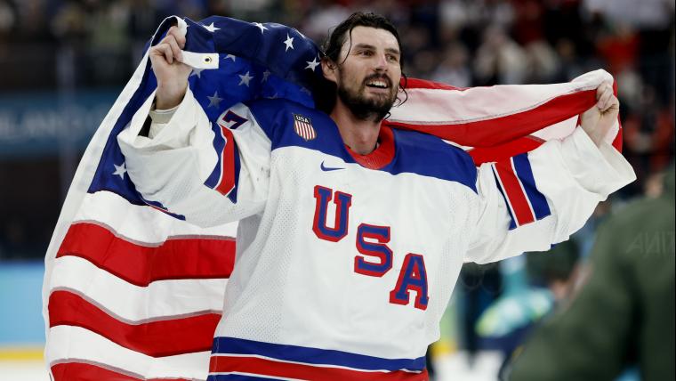 USA goalie Connor Hellebuyck joins list of 15 athletes to receive Presidential Medal of Freedom from
