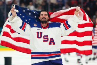 Who is Connor Hellebuyck? Team USA goalie will receive Presidential Medal of Freedom after Olympic g