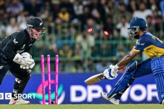 Sri Lanka collapse against New Zealand to exit T20 World Cup