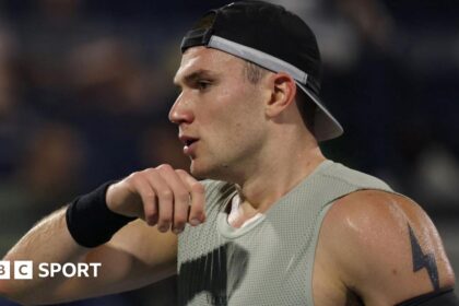 Britain's Draper beaten by Rinderknech in Dubai