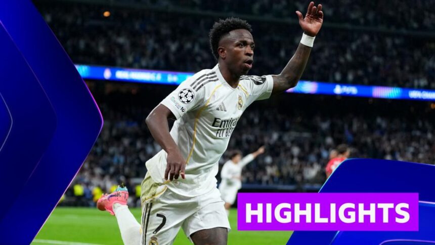 Vini Jr scores as Real Madrid knock out Benfica