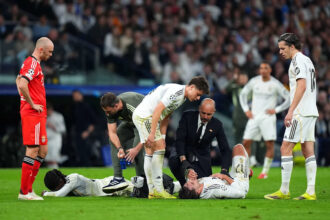 Real Madrid star stretchered off vs Benfica