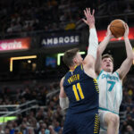 Hornets' Kon Knueppel breaks NBA rookie record for 3-pointers in a season in just 59 games