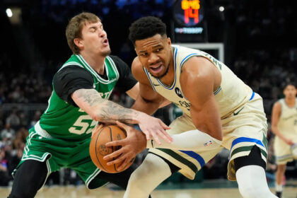 Celtics spoil Giannis Antetokounmpo's return, trouncing Bucks 108-81 without Jaylen Brown
