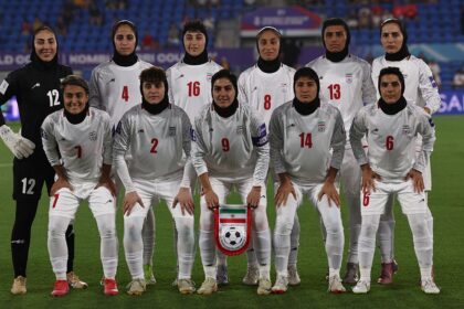 Iranian women's soccer team refuse to sing national anthem in silent protest at Asian Cup