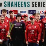 England Lions arrive back in UK from UAE