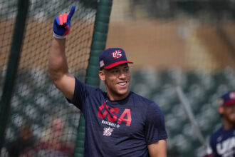 U.S. captain Aaron Judge crushes 453-homer in preparation for World Baseball Classic