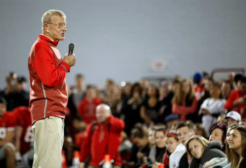 Legendary college football coach Lou Holtz's history at Ohio State