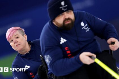 GB wheelchair curlers beaten by top-ranked Koreans