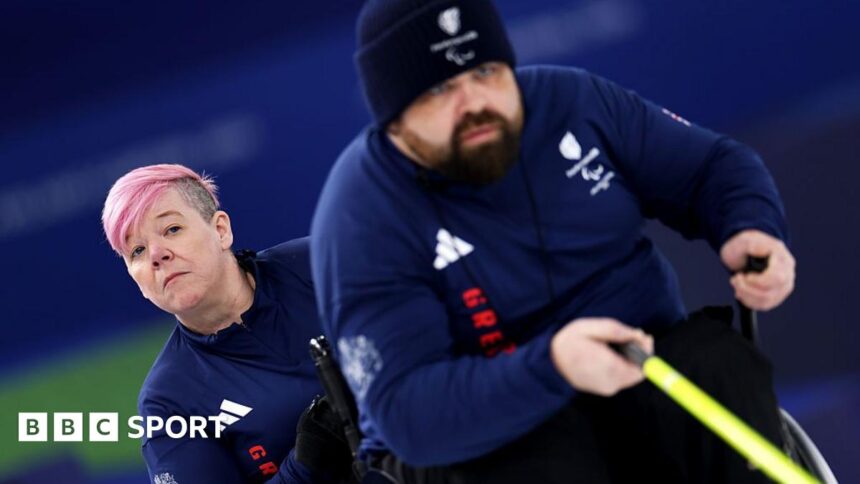 GB wheelchair curlers beaten by top-ranked Koreans
