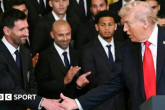 Messi and Inter Miami meet Trump at White House