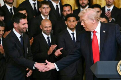 Trump tells Lionel Messi 'you came in and you won' during Inter Miami White House celebration