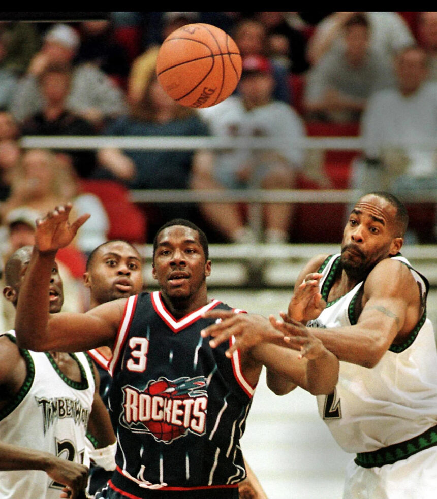Houston Rockets jersey history No. 9 - Anthony Miller (2000)