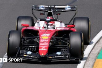 Leclerc leads Ferrari one-two in Melbourne practice