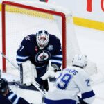 NHL roundup: Connor Hellebuyck-led Jets top Andrei Vasilevskiy, Lightning