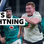 'Rumble big man, rumble!' Carre scores sensational solo try