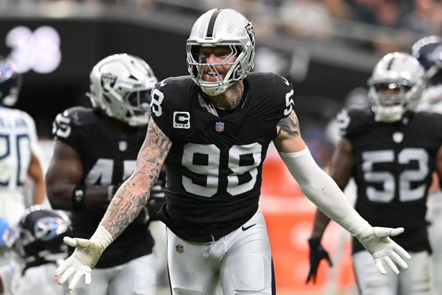 Raiders trade Maxx Crosby to Steelers' AFC North rival