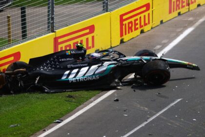 Kimi Antonelli suffers violent crash in Australian GP final practice