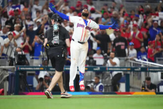 Which was the most explosive World Baseball Classic homer yesterday?