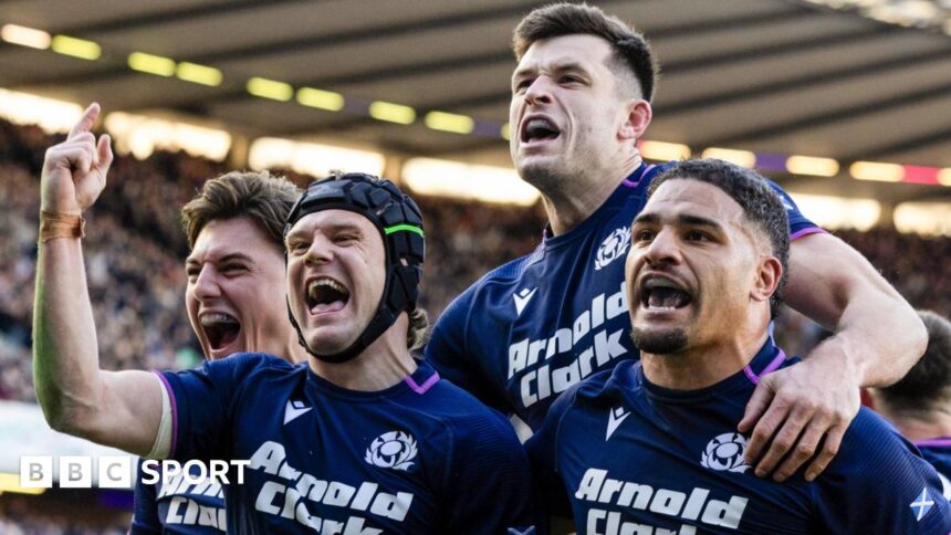 Rampant Scotland wreck French Grand Slam dreams