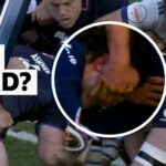 Did France's Jegou escape red card in Scotland match?