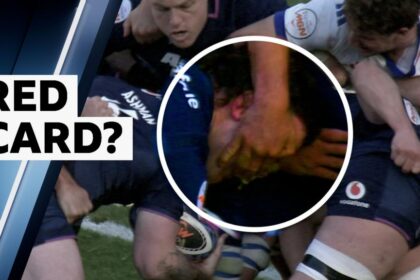 Did France's Jegou escape red card in Scotland match?