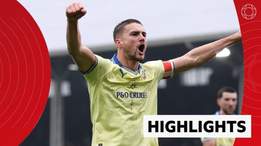 Southampton knock out Fulham with stoppage-time penalty