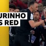 Mourinho sent off after late Benfica equaliser
