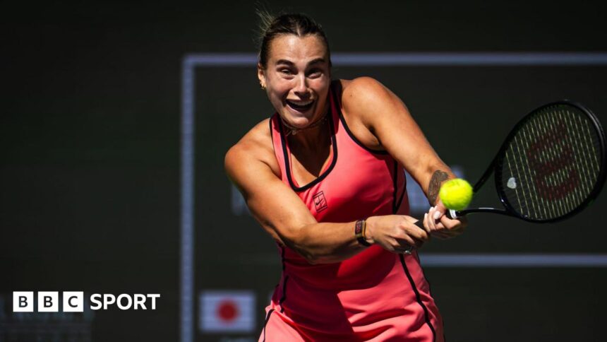 Sabalenka beats Osaka in Indian Wells last 16