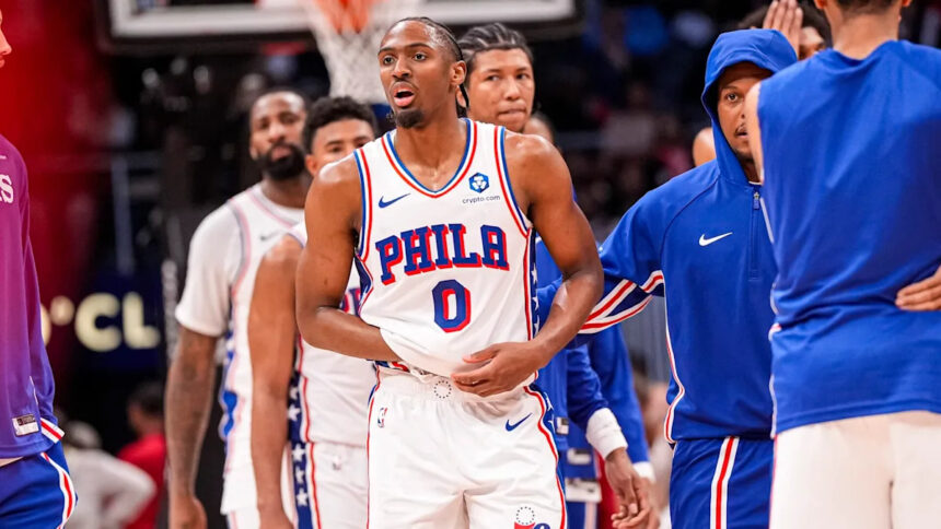76ers All-Star Tyrese Maxey out at least three weeks with tendon injury in right pinkie