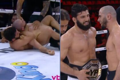 Arman Tsarukyan sleeps Muhammad Mokaev, calls out Charles Oliveira