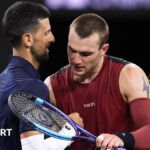 Draper fights back for 'huge' win over Djokovic