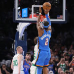 Shai Gilgeous-Alexander scores 35 and breaks Wilt's record as Thunder beat Celtics 104-102