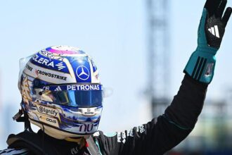 Russell wins eventful Chinese GP sprint race