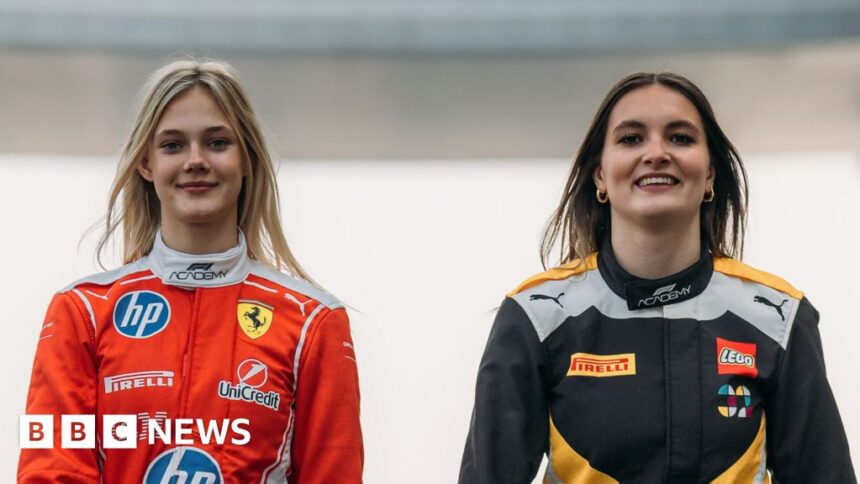 They were told it wasn't for girls, but these could be the future faces of F1
