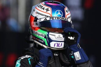 Antonelli takes Chinese GP pole after Russell issues