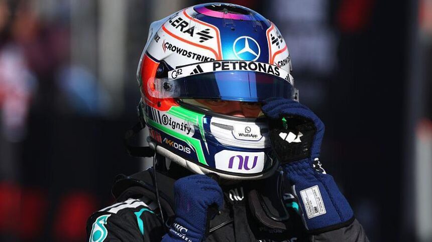 Antonelli takes Chinese GP pole after Russell issues