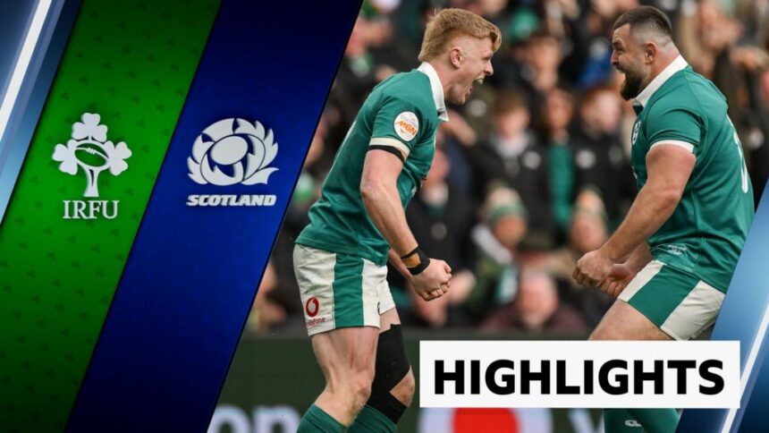 Impressive Ireland beat Scotland to win Triple Crown
