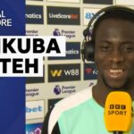 Cross or shot? Brighton's Minteh reacts to win at Sunderland