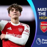 Record-breaker Dowman scores late as Arsenal beat Everton